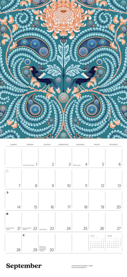 Catherine Marion: Folklore and Flora 2025 Wall Calendar_Interior_1