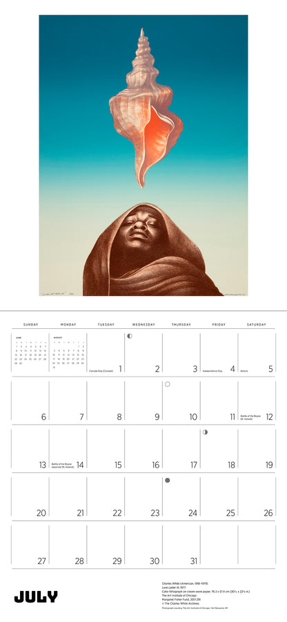 African American Art 2025 Wall Calendar_Interior_2