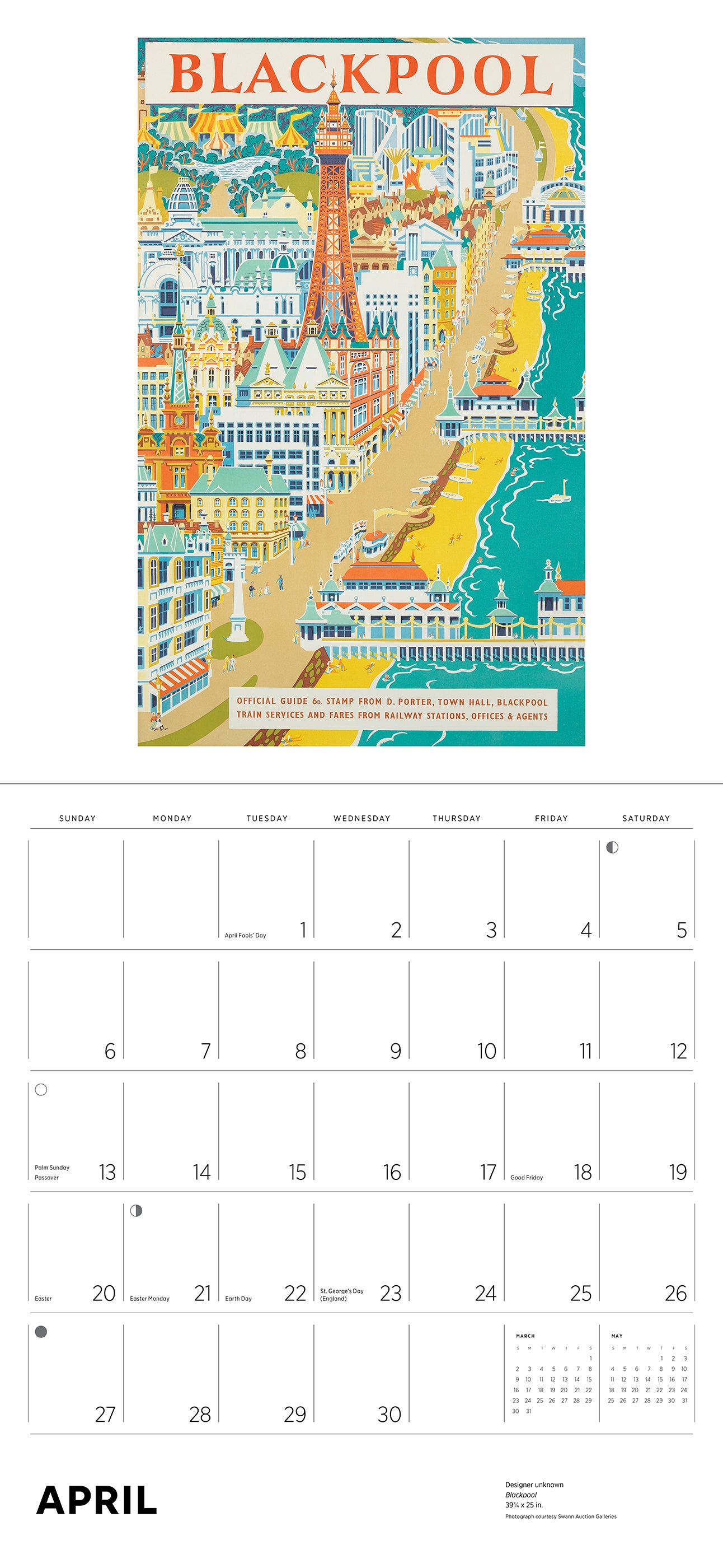 England by Rail 2025 Wall Calendar_Interior_1