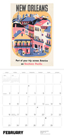 America by Rail 2025 Wall Calendar_Interior_1