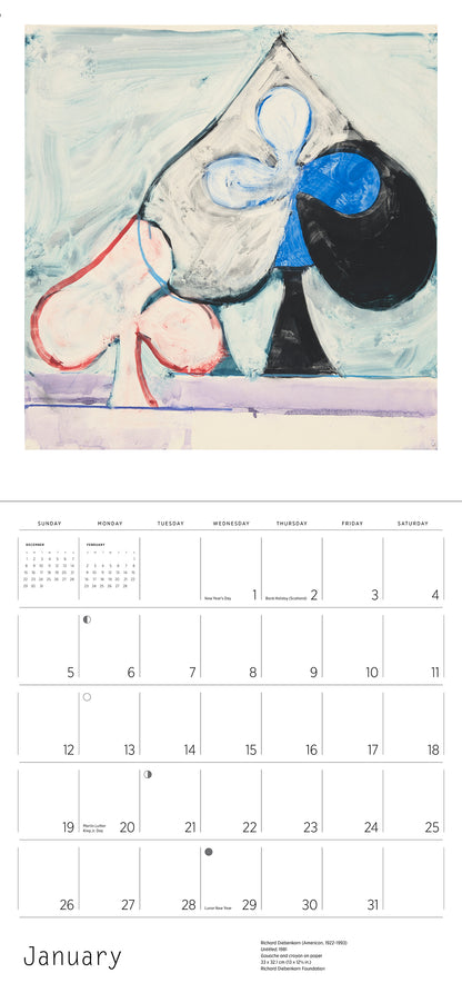 Richard Diebenkorn: Ocean Park 2025 Wall Calendar_Interior_1