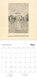 Edward Gorey: Neglected Murderesses 2025 Mini Wall Calendar_Interior_1