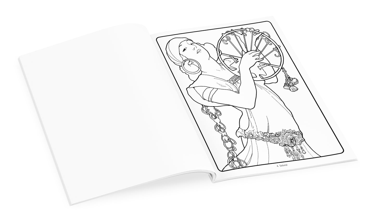 Alphonse Mucha Coloring Book_Interior_1