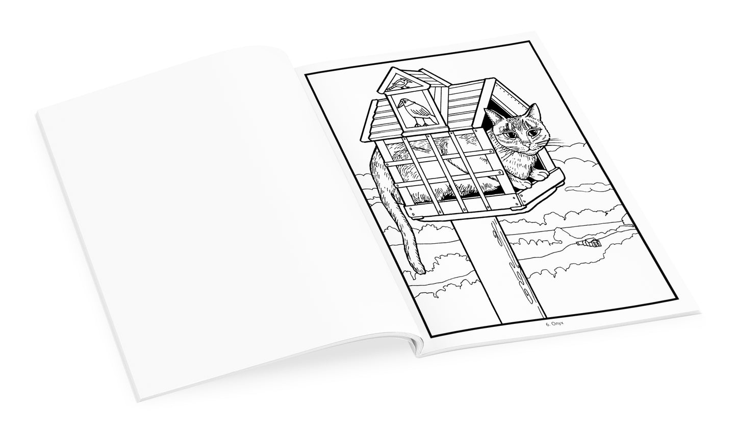 Mimi Vang Olsen: Cats Coloring Book_Interior_2