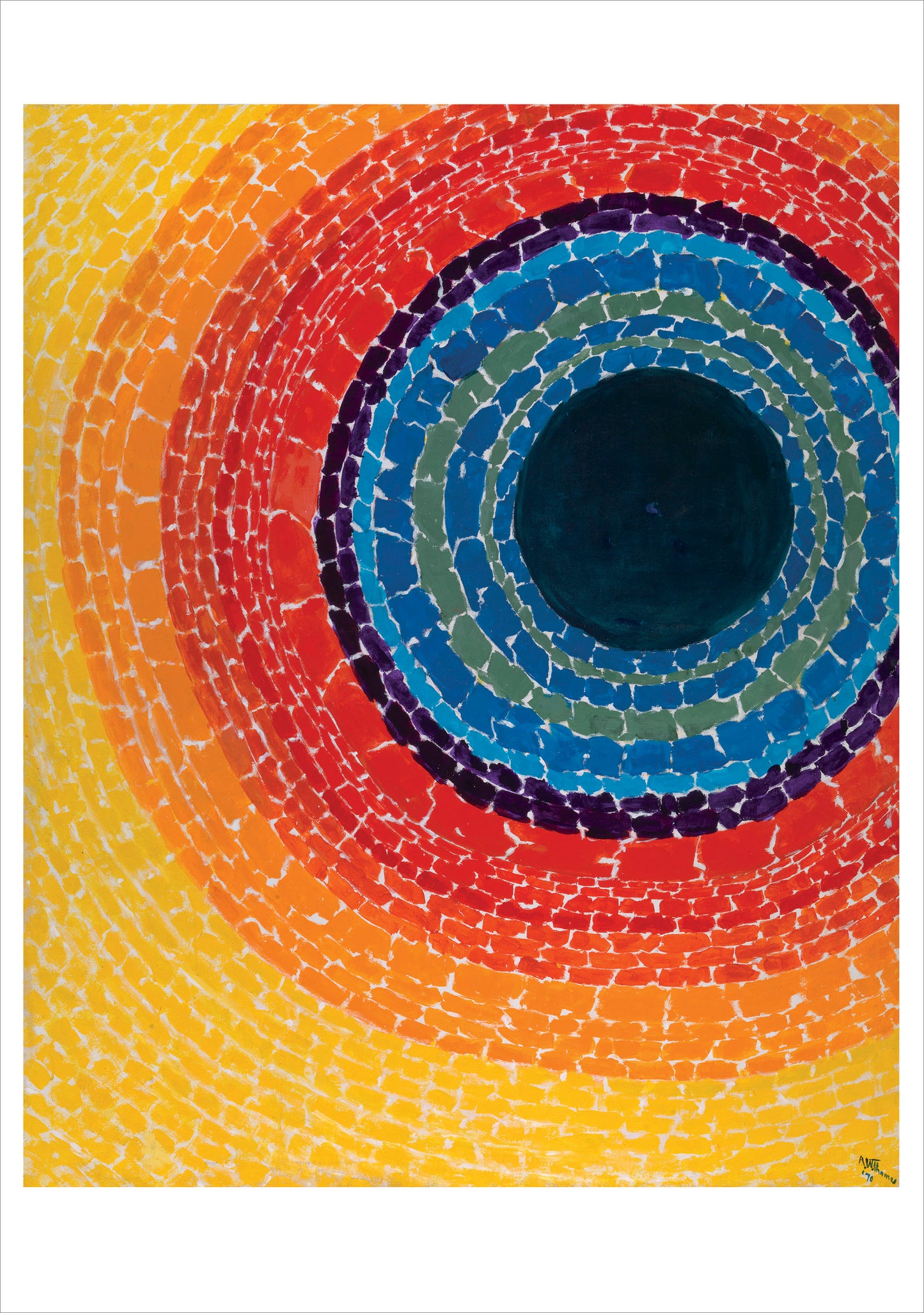 Alma Thomas: The Eclipse Birthday Card_Front_Flat