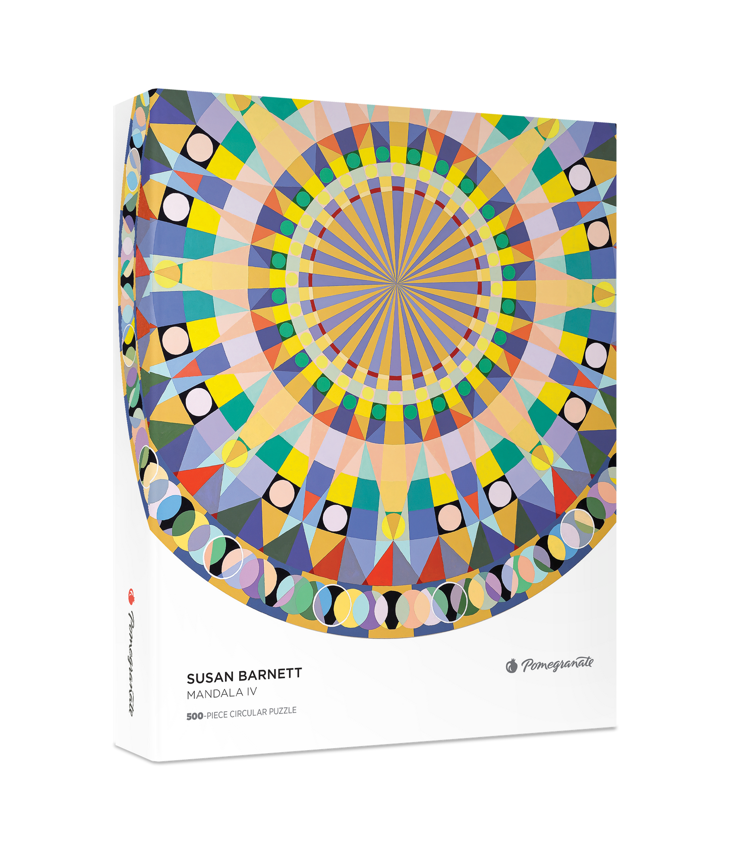 Susan Barnett: Mandala IV 500-Piece Circular Jigsaw Puzzle_Primary