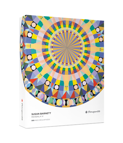 Susan Barnett: Mandala IV 500-Piece Circular Jigsaw Puzzle_Primary