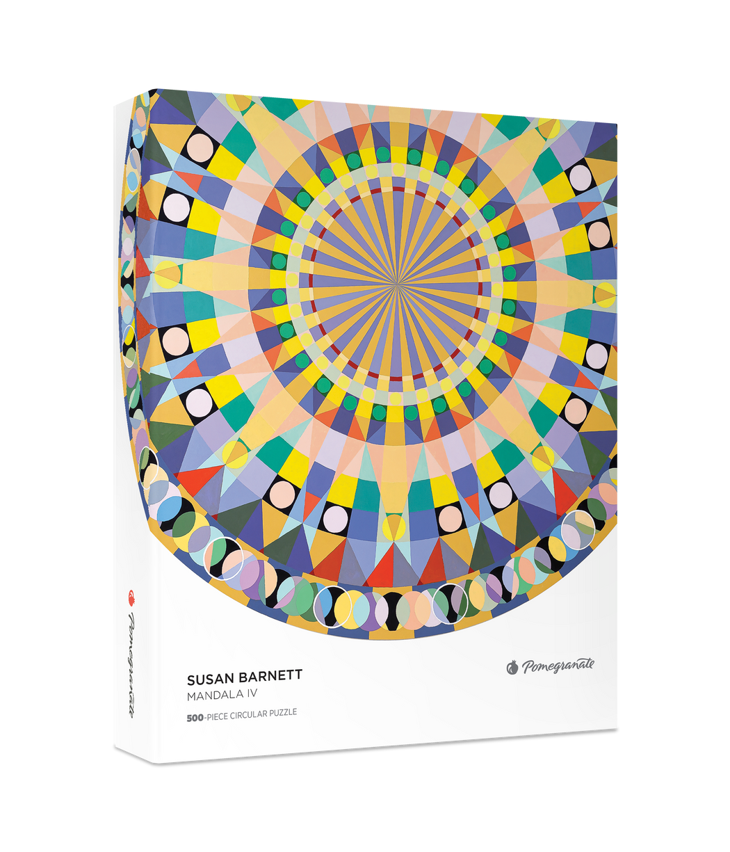 Susan Barnett: Mandala IV 500-Piece Circular Jigsaw Puzzle_Primary