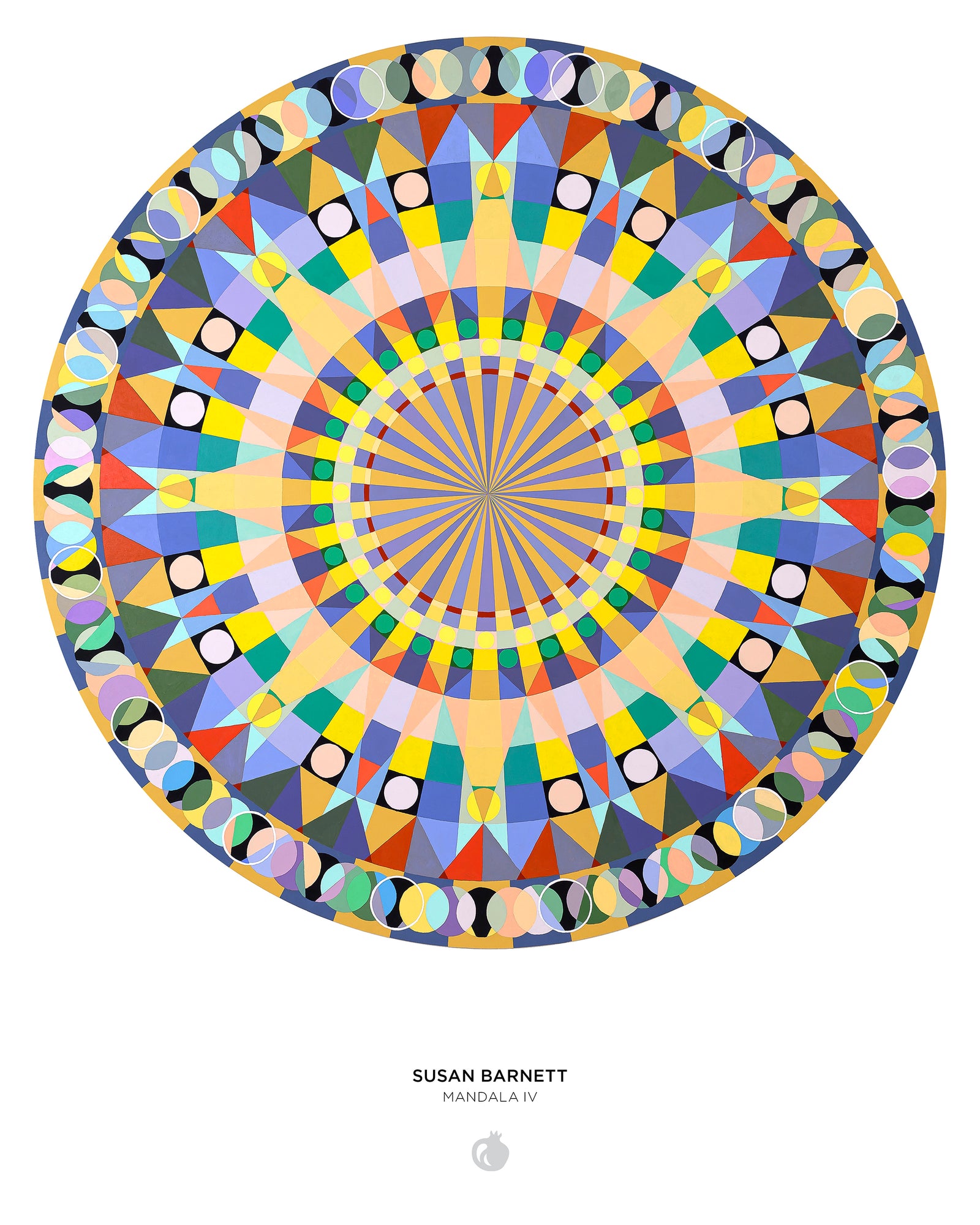 Susan Barnett: Mandala IV 500-Piece Circular Jigsaw Puzzle_Interior_1