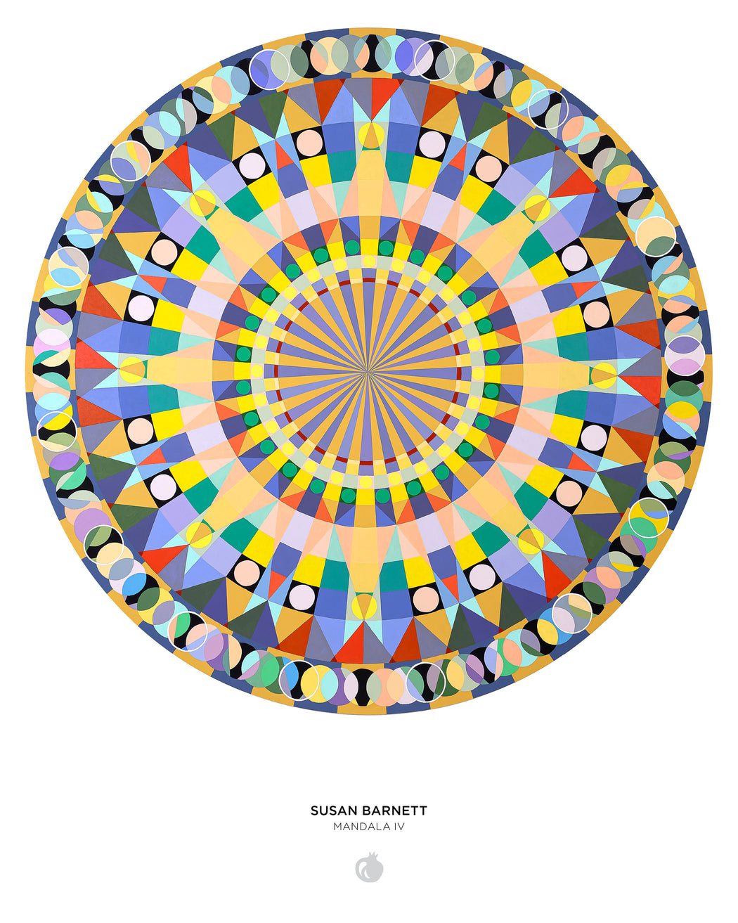 Susan Barnett: Mandala IV 500-Piece Circular Jigsaw Puzzle_Interior_1