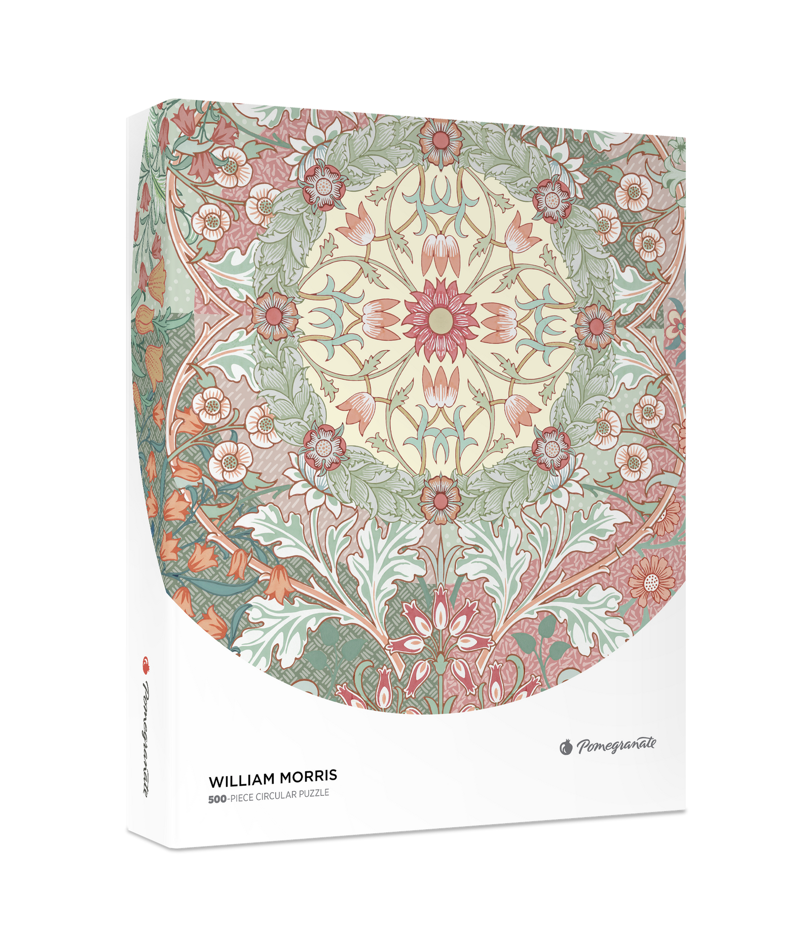 William Morris 500-Piece Circular Jigsaw Puzzle_Primary