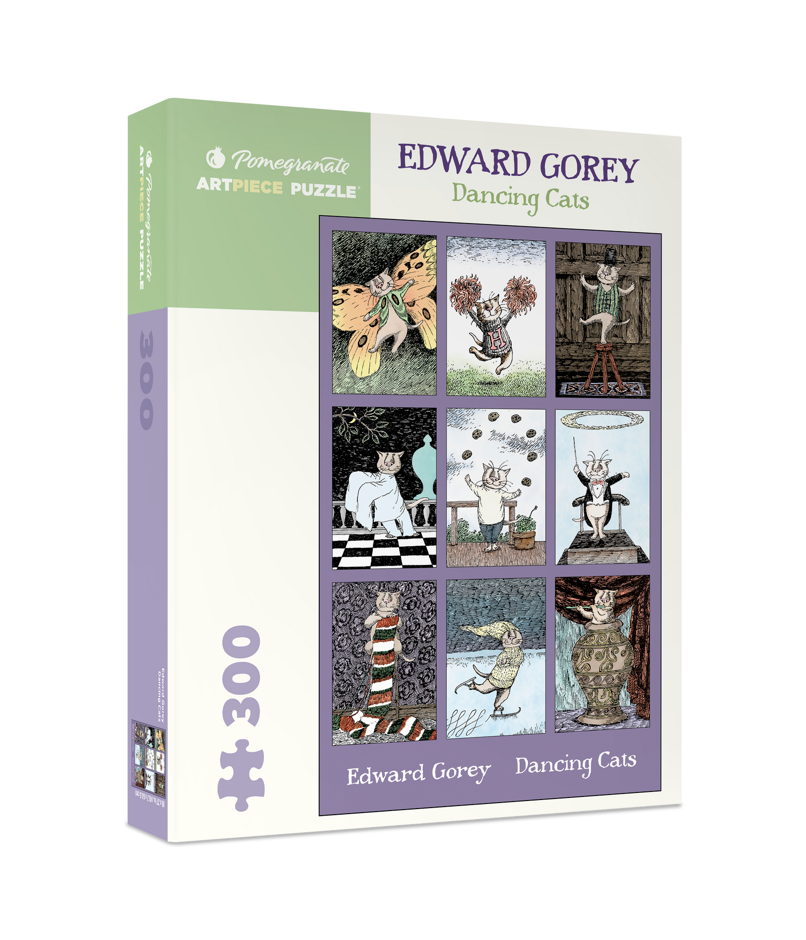 Edward Gorey: Dancing Cats 300-Piece Jigsaw Puzzle_Primary