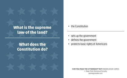 Can You Pass the Citizenship Test? Knowledge Cards_Interior_1