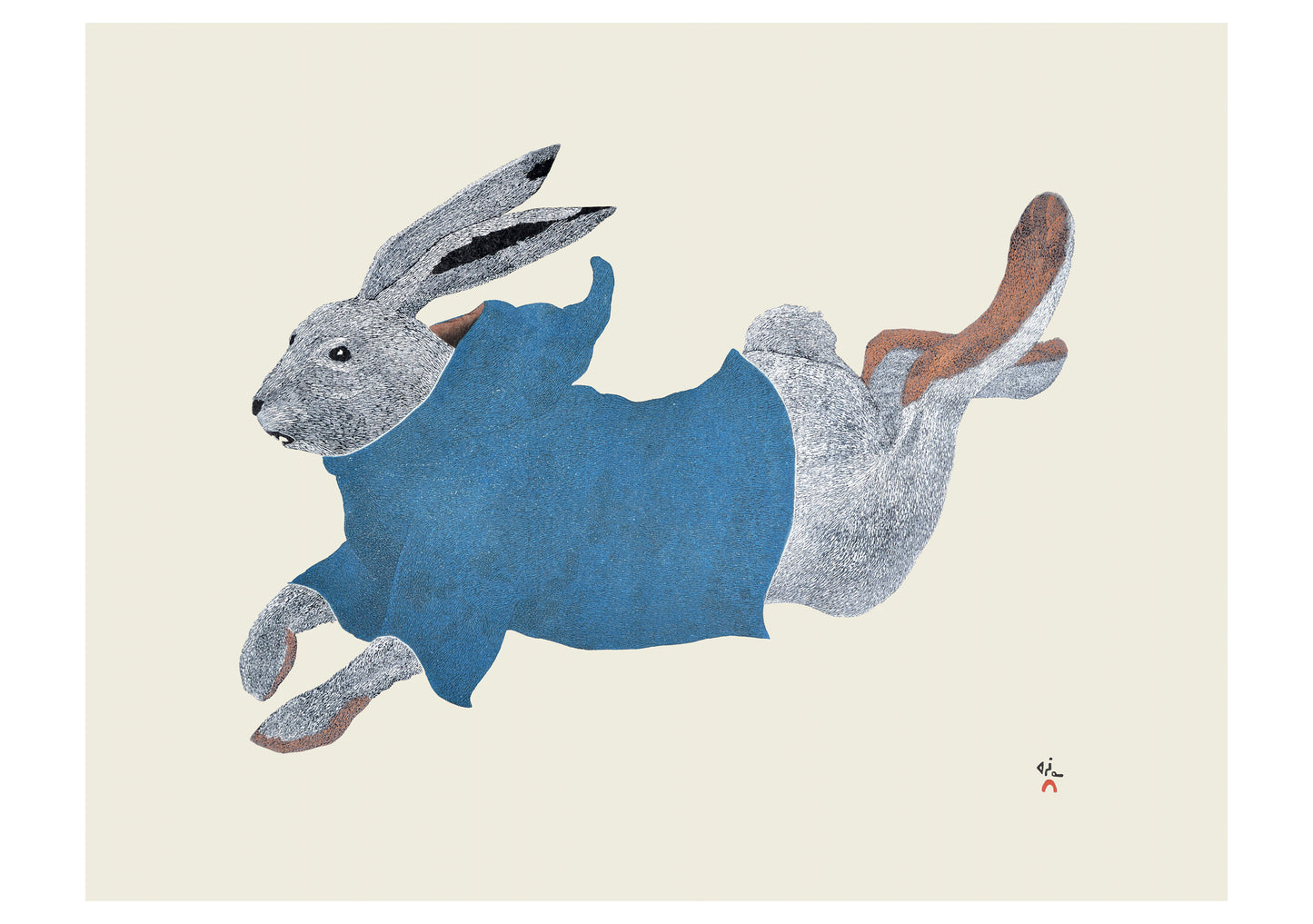 Tim Pitsiulak: Running Rabbit Notecard_Front_Flat