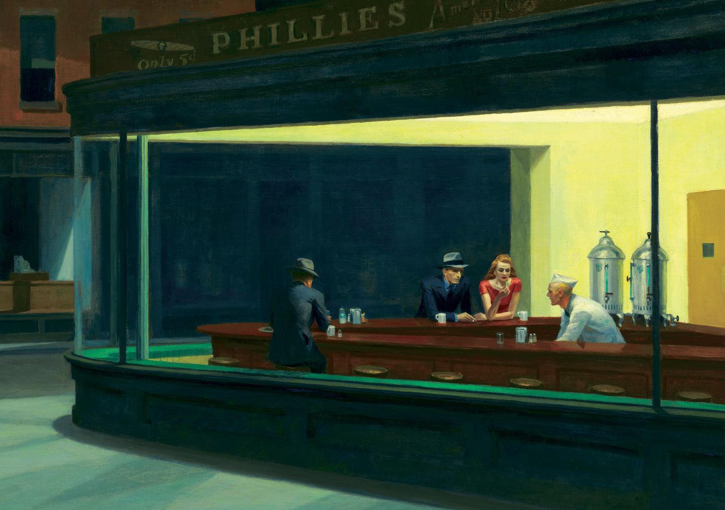 Edward Hopper: Nighthawks Notecard_Front_Flat