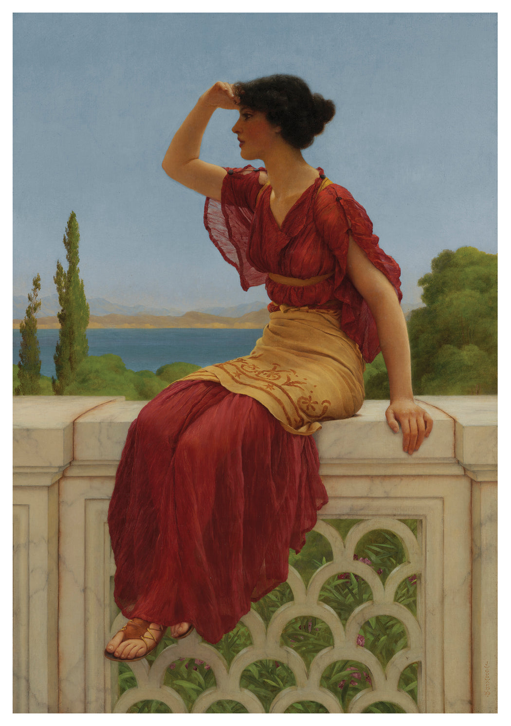 John William Godward: The Signal Notecard_Front_Flat