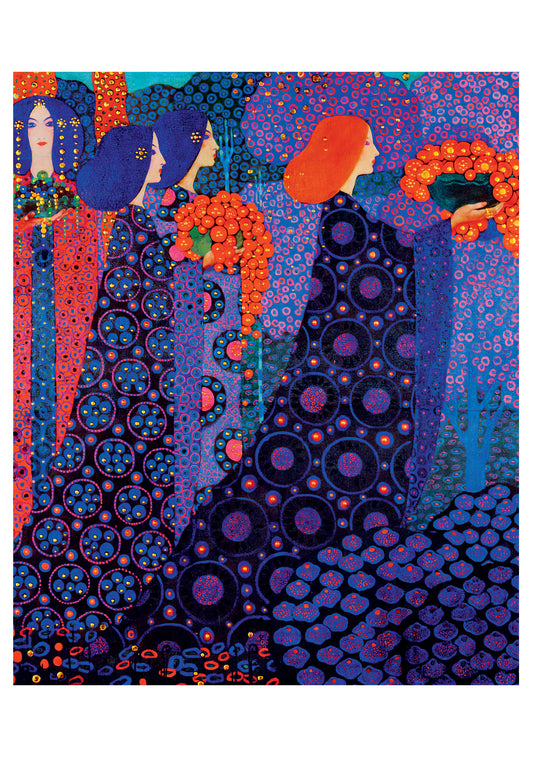 Vittorio Zecchin: Procession of Princesses Notecard_Front_Flat