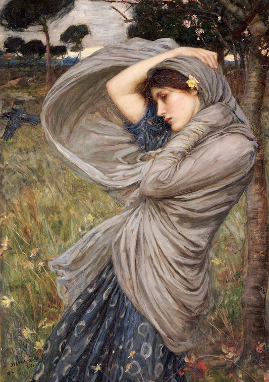 John William Waterhouse: Boreas Notecard_Front_Flat