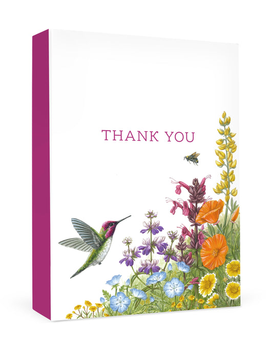 Erin E. Hunter: Wildflowers Thank You Notes_Front_3D